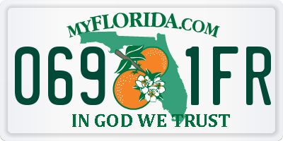 FL license plate 0691FR