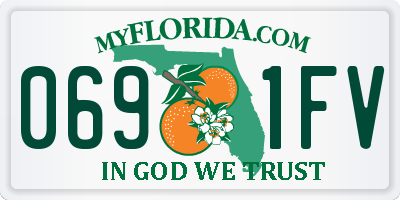 FL license plate 0691FV