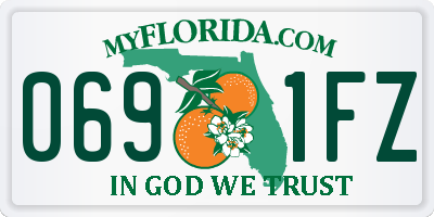 FL license plate 0691FZ
