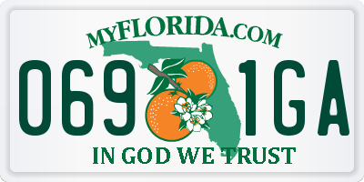 FL license plate 0691GA