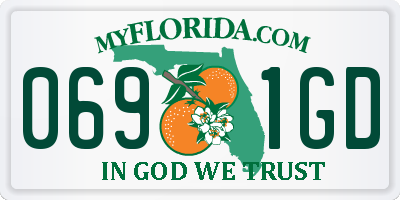 FL license plate 0691GD