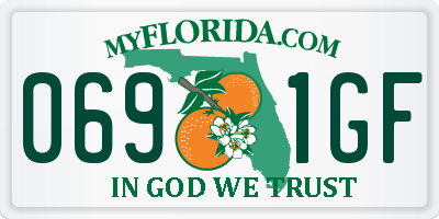 FL license plate 0691GF