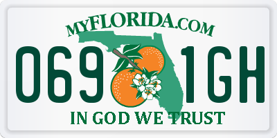 FL license plate 0691GH