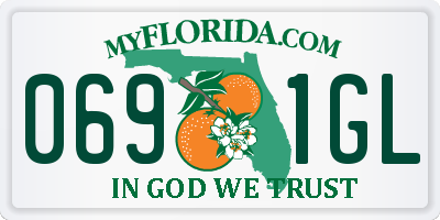 FL license plate 0691GL