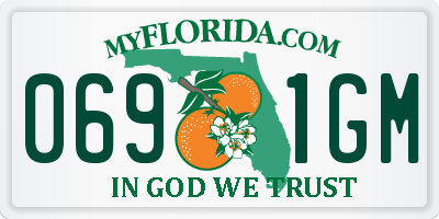 FL license plate 0691GM