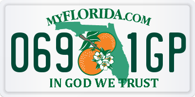 FL license plate 0691GP