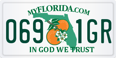 FL license plate 0691GR