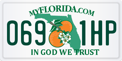 FL license plate 0691HP