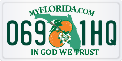 FL license plate 0691HQ