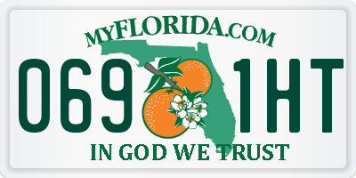 FL license plate 0691HT