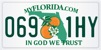 FL license plate 0691HY