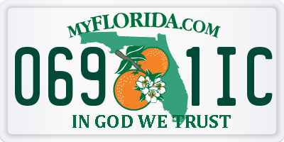 FL license plate 0691IC