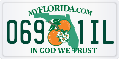 FL license plate 0691IL