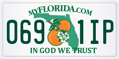 FL license plate 0691IP