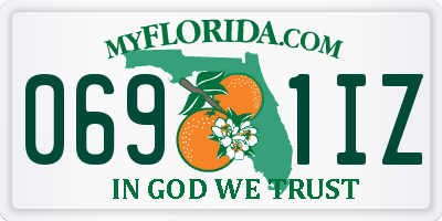 FL license plate 0691IZ
