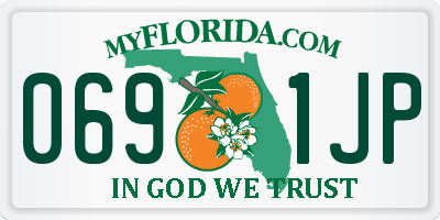 FL license plate 0691JP
