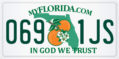 FL license plate 0691JS