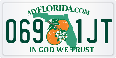 FL license plate 0691JT