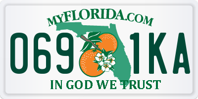 FL license plate 0691KA