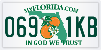 FL license plate 0691KB