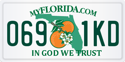 FL license plate 0691KD