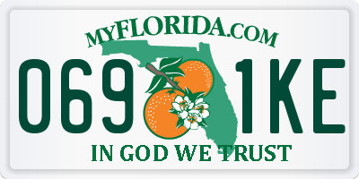 FL license plate 0691KE