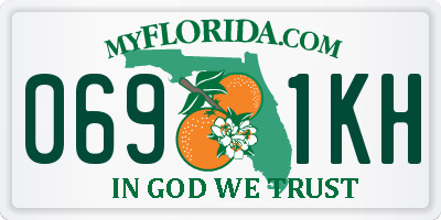 FL license plate 0691KH