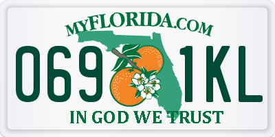 FL license plate 0691KL