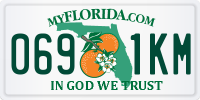FL license plate 0691KM