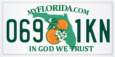 FL license plate 0691KN