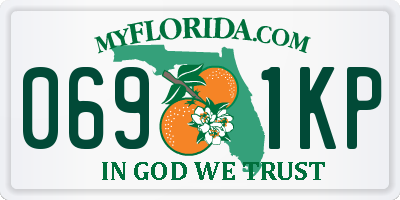 FL license plate 0691KP