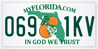 FL license plate 0691KV