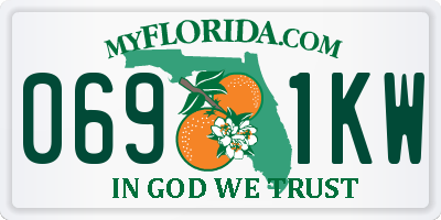 FL license plate 0691KW