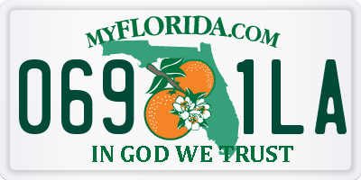 FL license plate 0691LA