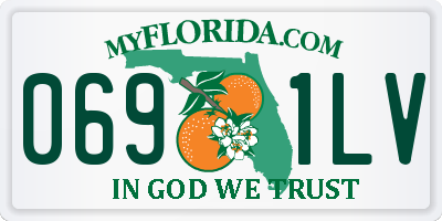 FL license plate 0691LV