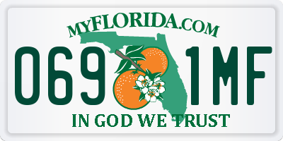 FL license plate 0691MF