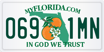 FL license plate 0691MN