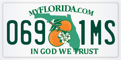 FL license plate 0691MS