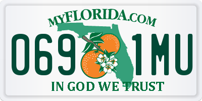 FL license plate 0691MU