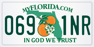 FL license plate 0691NR