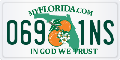 FL license plate 0691NS