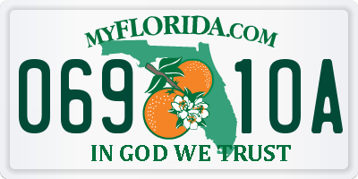 FL license plate 0691OA