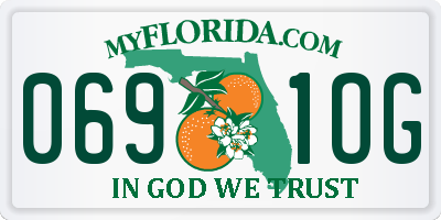 FL license plate 0691OG