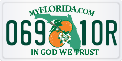 FL license plate 0691OR