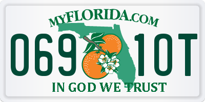 FL license plate 0691OT