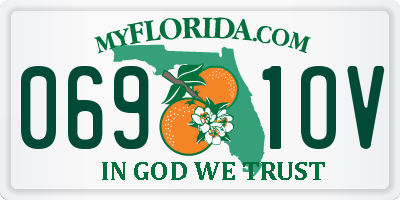 FL license plate 0691OV