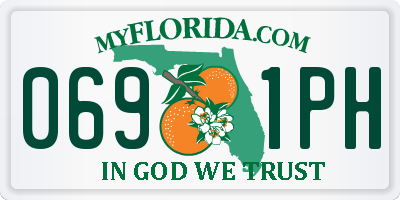 FL license plate 0691PH