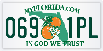 FL license plate 0691PL