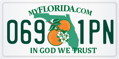 FL license plate 0691PN