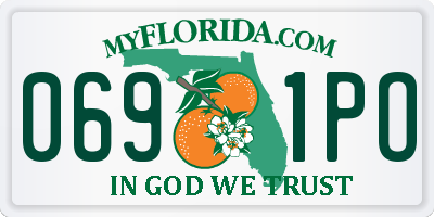 FL license plate 0691PO